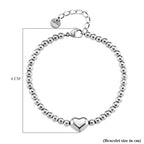 Bracelet (Size - 7.5 with Ext) in Silver Tone