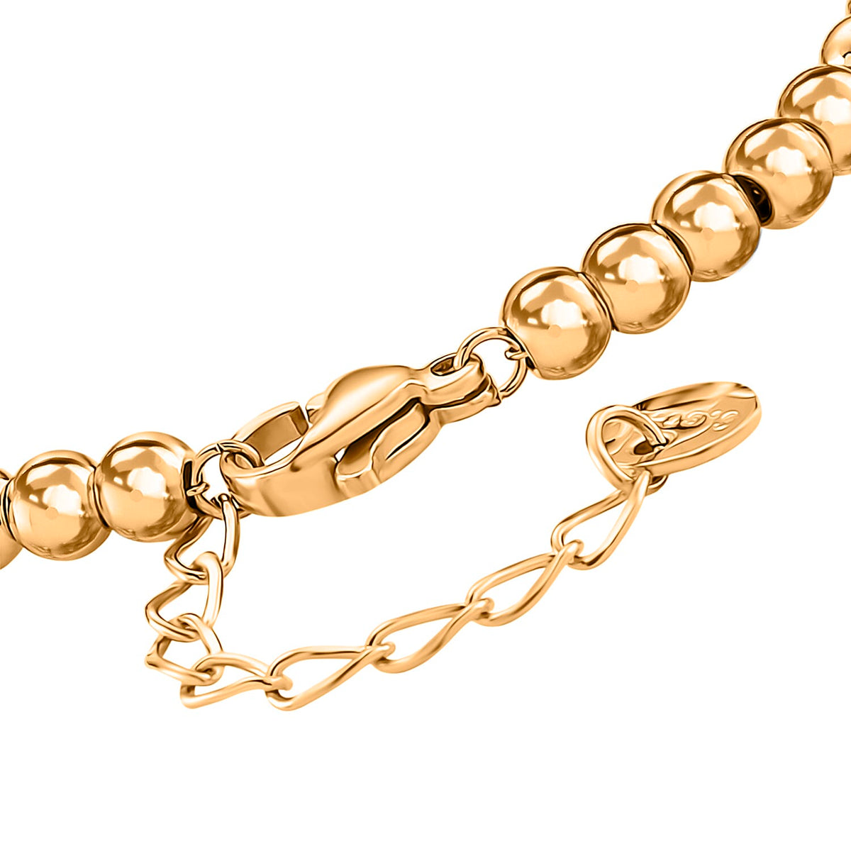 Designer Closeout Heart Bracelet (Size - 7.5 with Ext) in Yellow Gold Tone 8193662 4