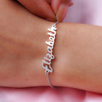 Bracelet With Lobaster Clasp (Size - 7.5 with Ext.) in Yellow Brass Plated.