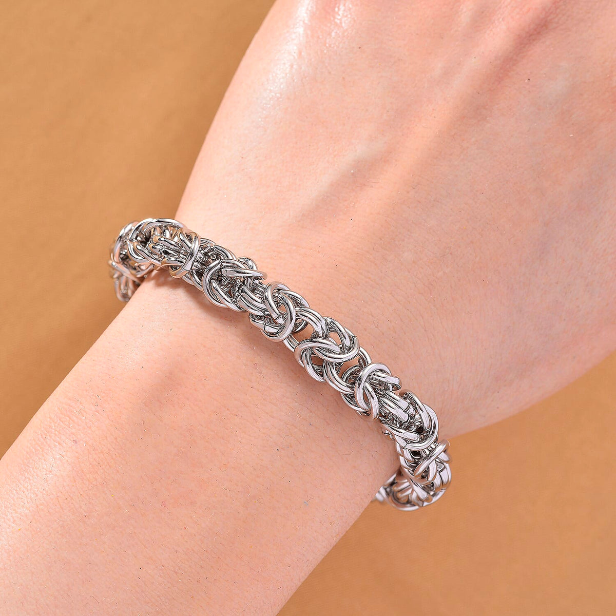 Close Out  Deal - Byzantine Bracelet (Size - 7.5 - 1.5 Ext) with Lobster Clasp 8207558 2