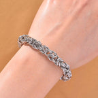 Close Out  Deal - Byzantine Bracelet (Size - 7.5 - 1.5 Ext) with Lobster Clasp