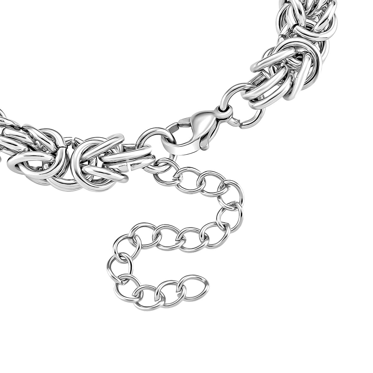 Close Out  Deal - Byzantine Bracelet (Size - 7.5 - 1.5 Ext) with Lobster Clasp 8207558 4