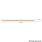 One Time Close Out - Tri Colour Chicco Bracelet (Size - 7.5-2 EXT)