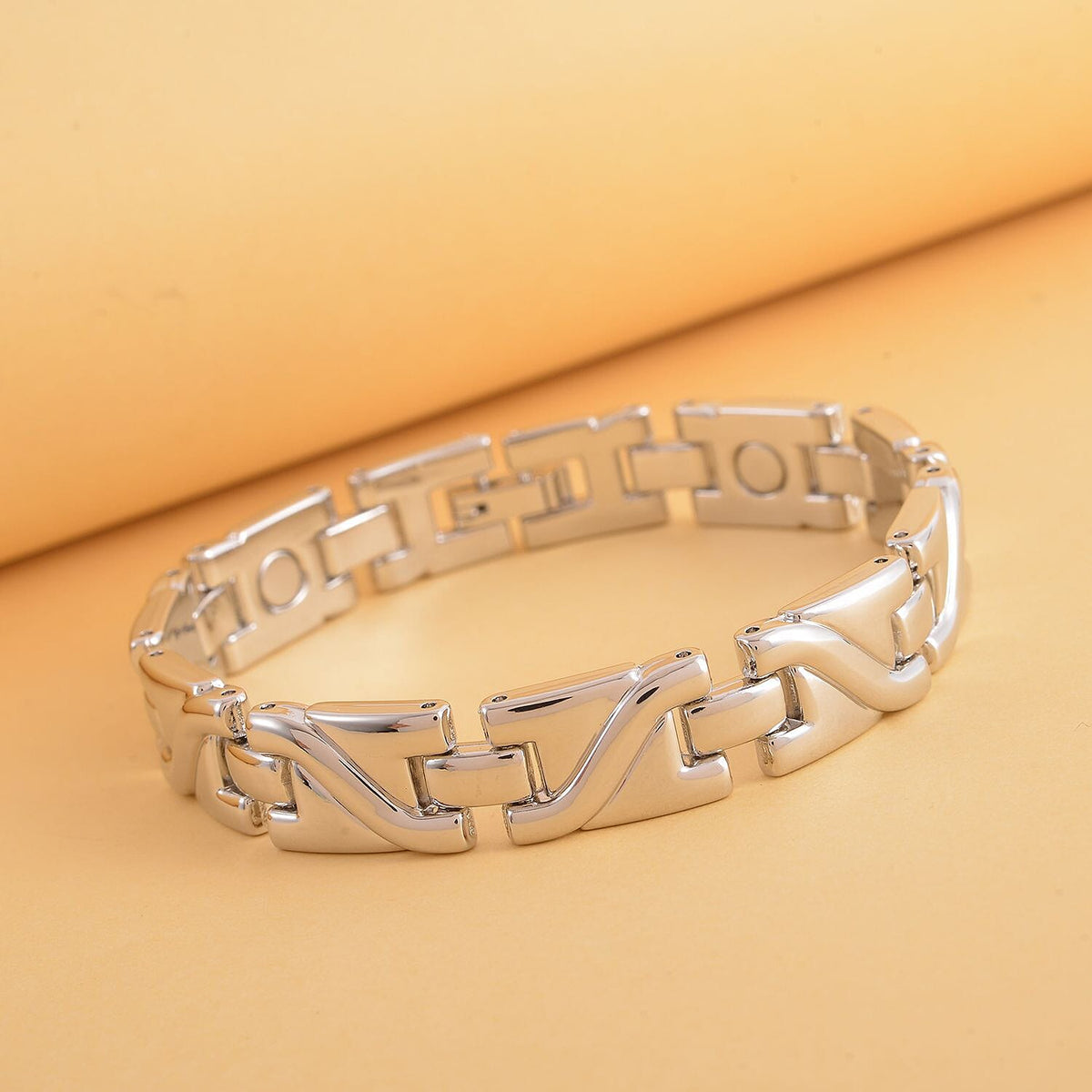 Bracelet (Size - 7.5) With White Silver Tone. 7224732 1