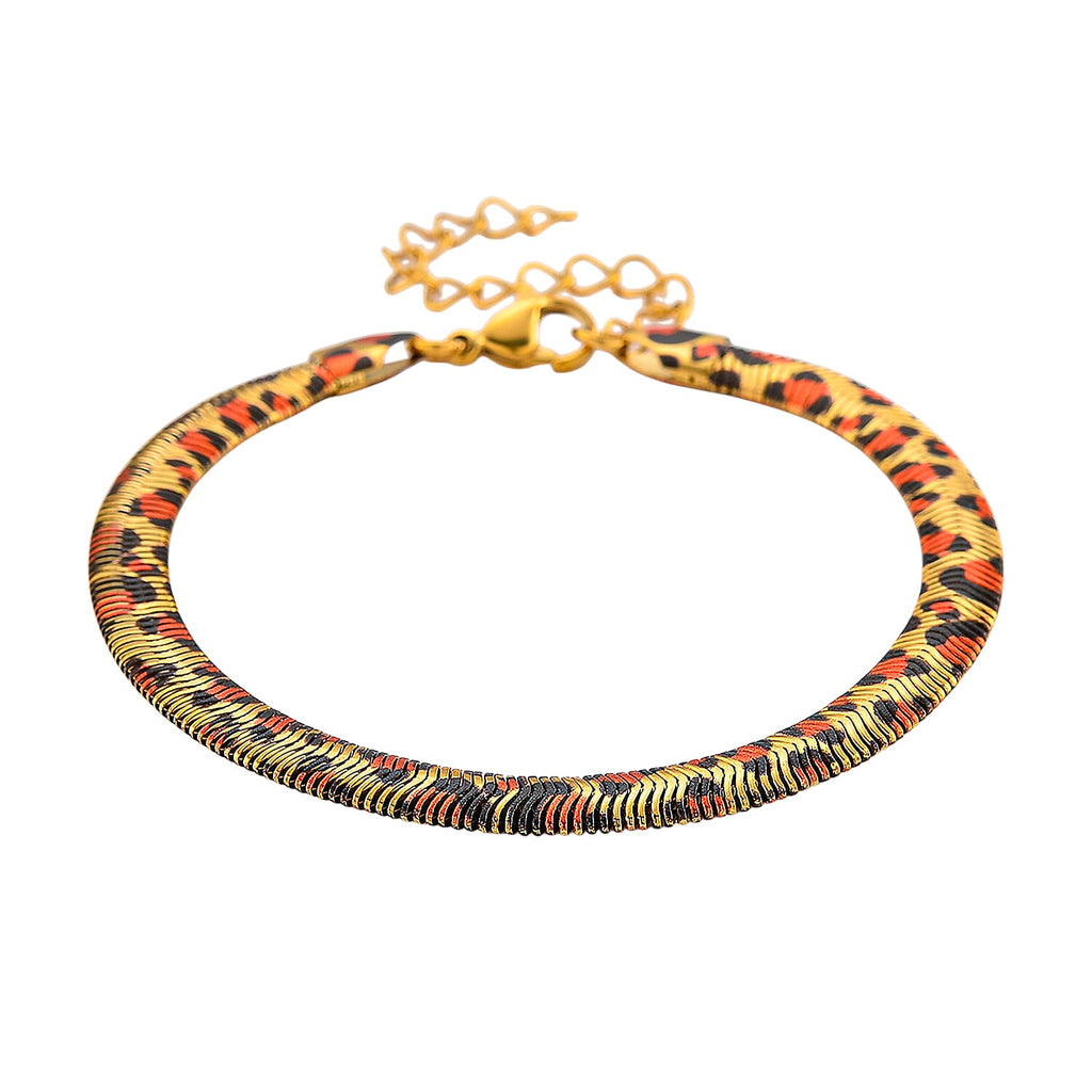 Designer Inspired- Leopard Print Bracelet (Size 7.5)