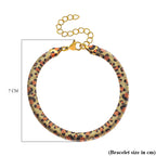 Designer Inspired- Leopard Print Bracelet (Size 7.5)
