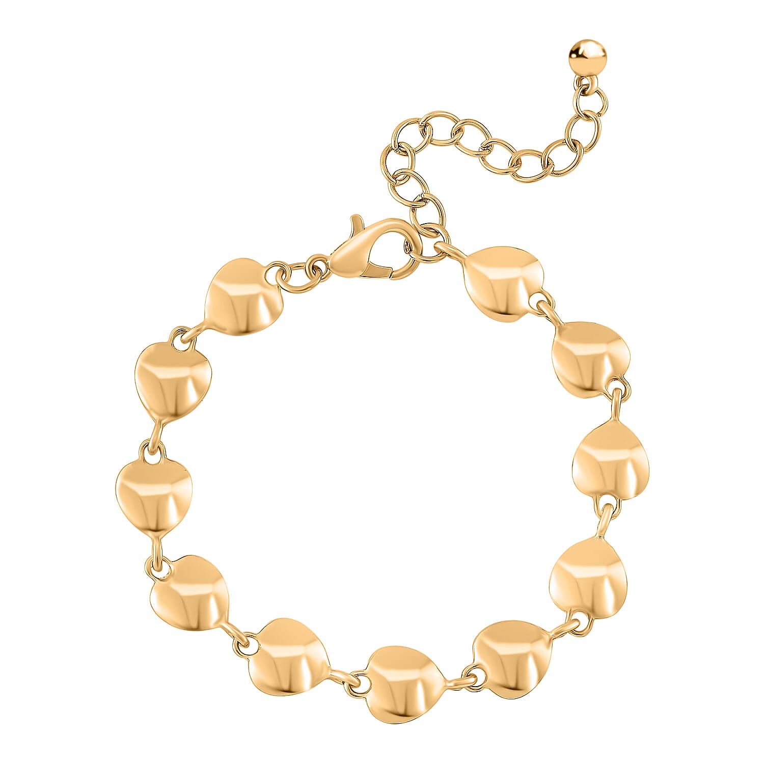One Time Deal - Designer Inspired Bracelet (Size - 7.5) Gold Plated 7838160 0