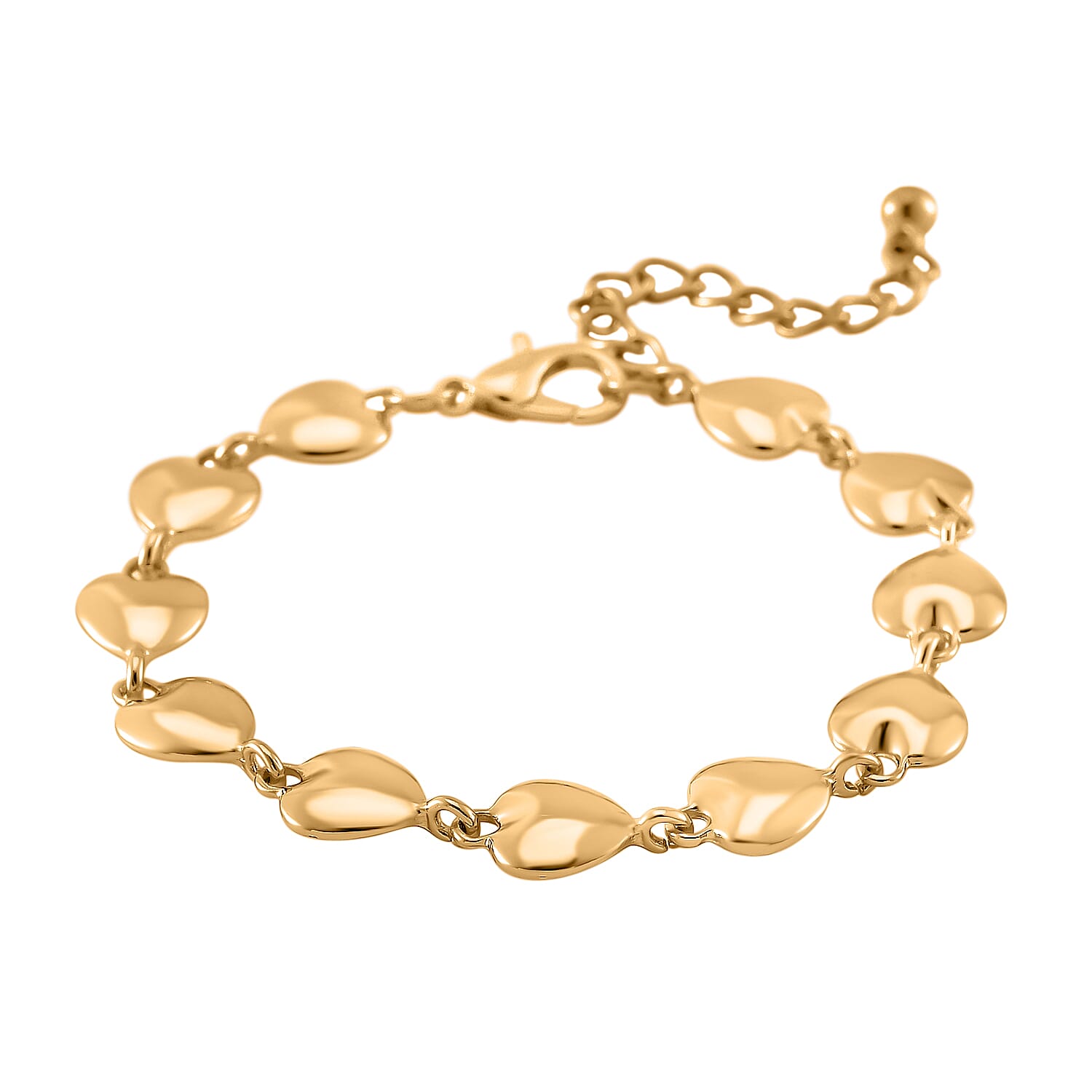 One Time Deal - Designer Inspired Bracelet (Size - 7.5) Gold Plated 7838160 2