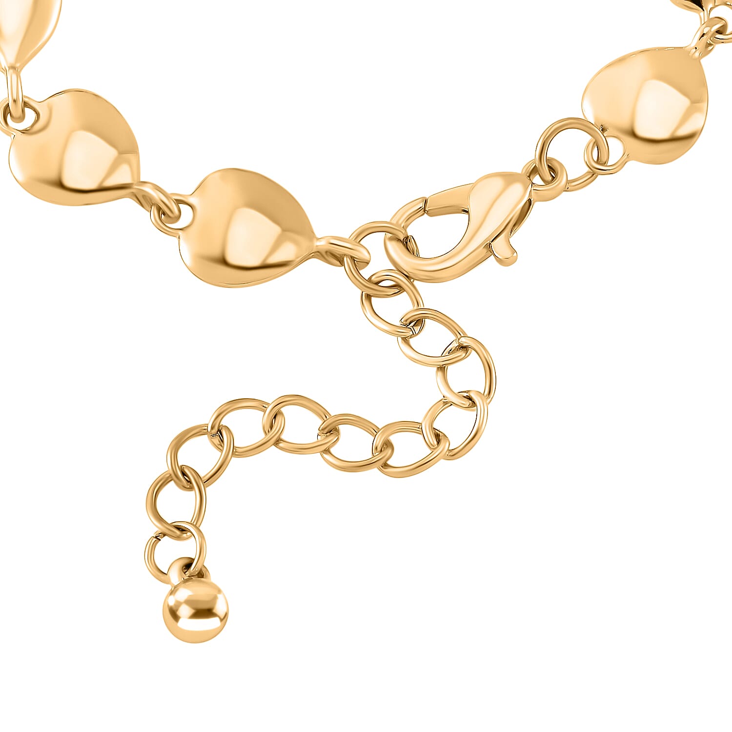 One Time Deal - Designer Inspired Bracelet (Size - 7.5) Gold Plated 7838160 3