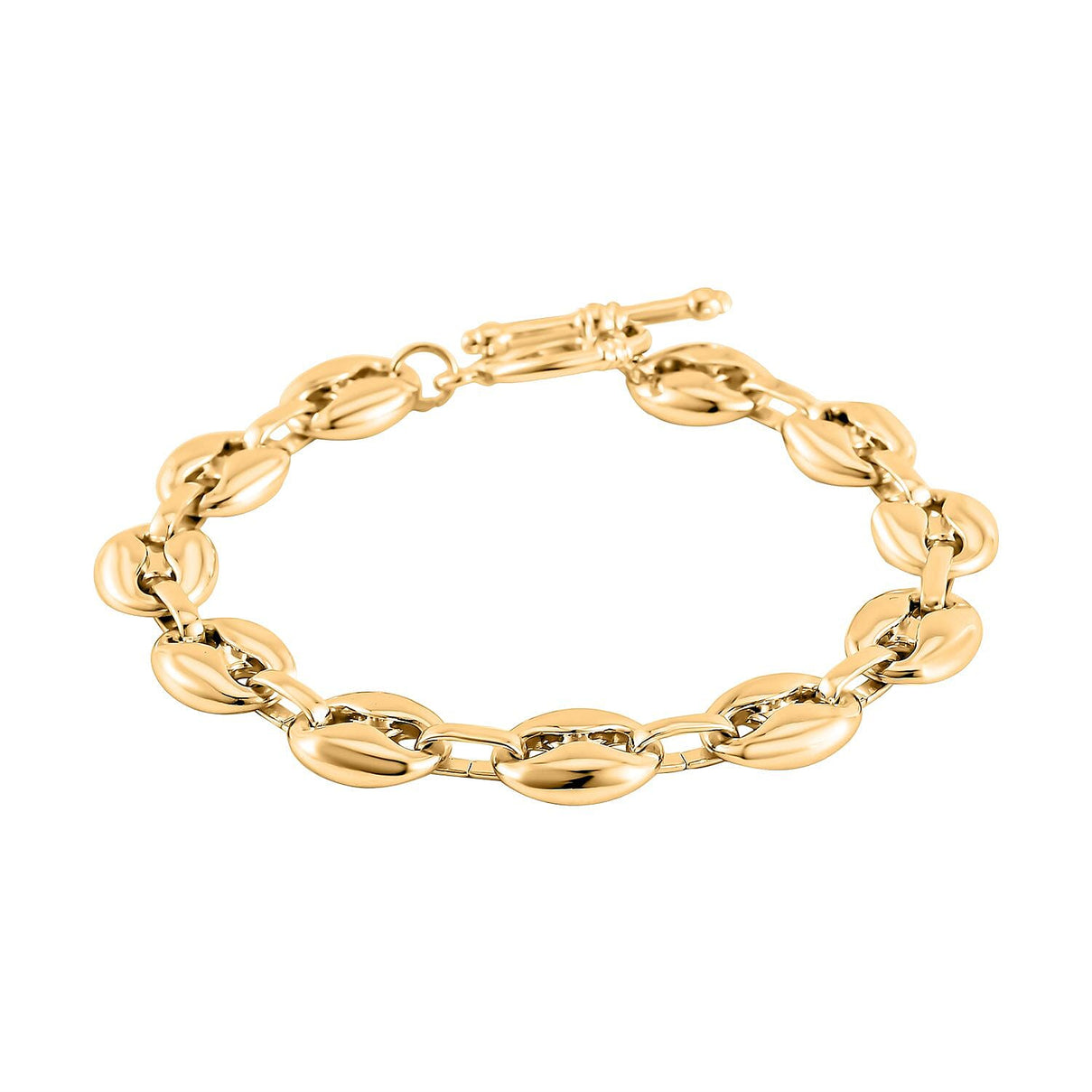 Designer Inspired Mariner Bracelet with Bar Clasp (Size - 7.5) in Yellow 7948703 0