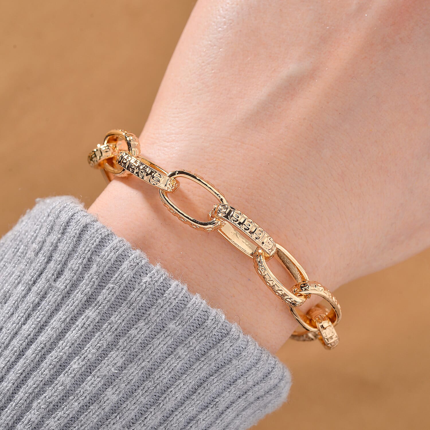 Paperclip Bracelet (Size - 7.5-2 Ext) With Lobster Clasp 7986403 1