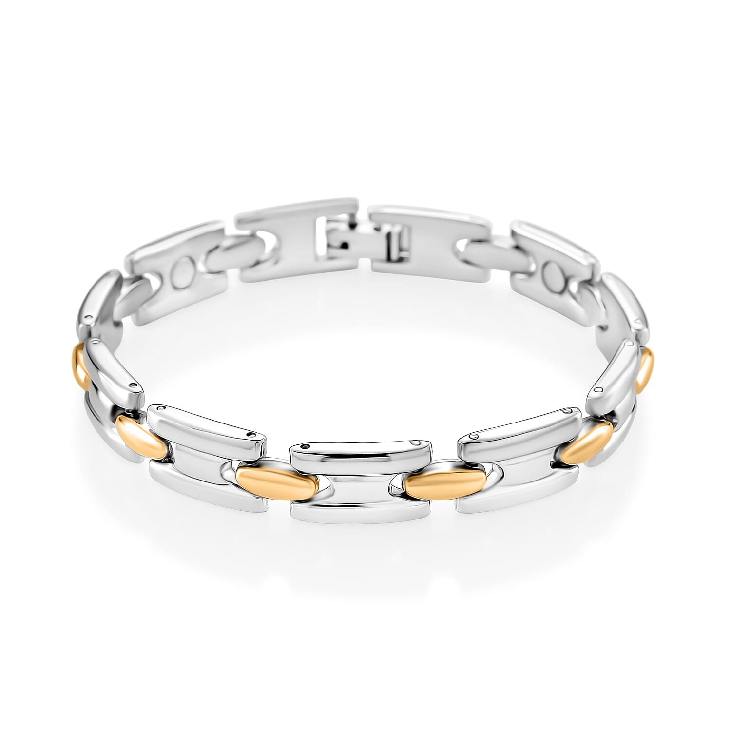 Two Tone Magnetic Bracelet (Size - 7.5) 8196341 0