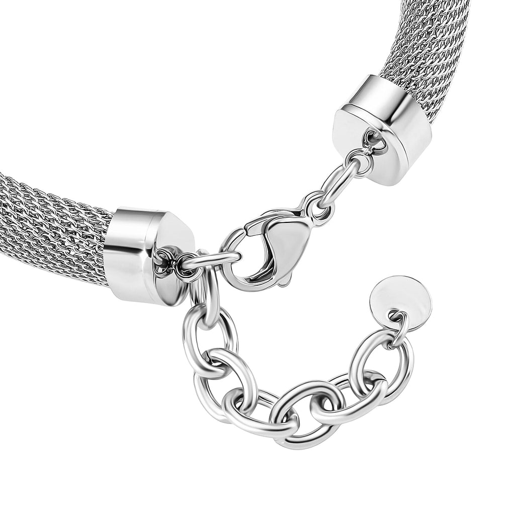 Designer Inspired Bracelet (Size - 7 - 1.5 Ext) - White