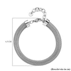Designer Inspired Bracelet (Size - 7 - 1.5 Ext) - White