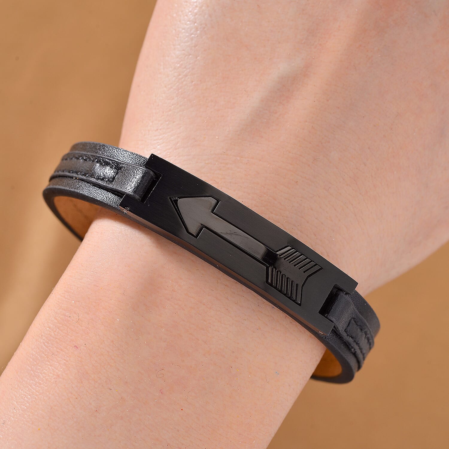 Genuine Leather Bracelet (Size - 8) 7901073 1