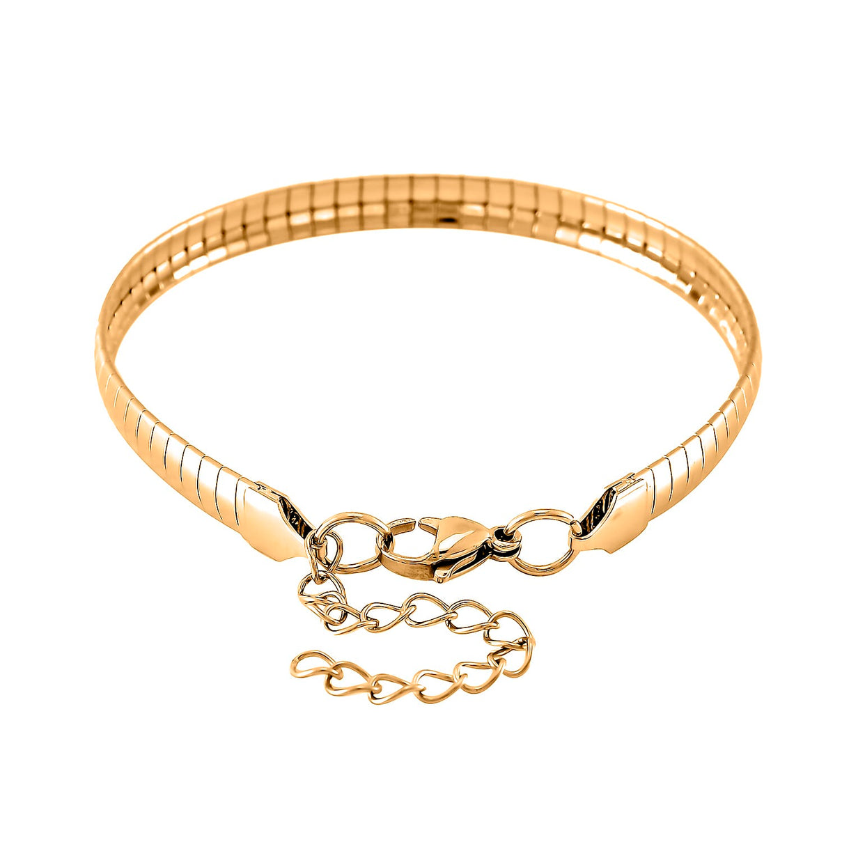 Omega Bracelet with Lobster Clasp (Size - 8+1 Ext) in Yellow Gold Tone V32491228 4