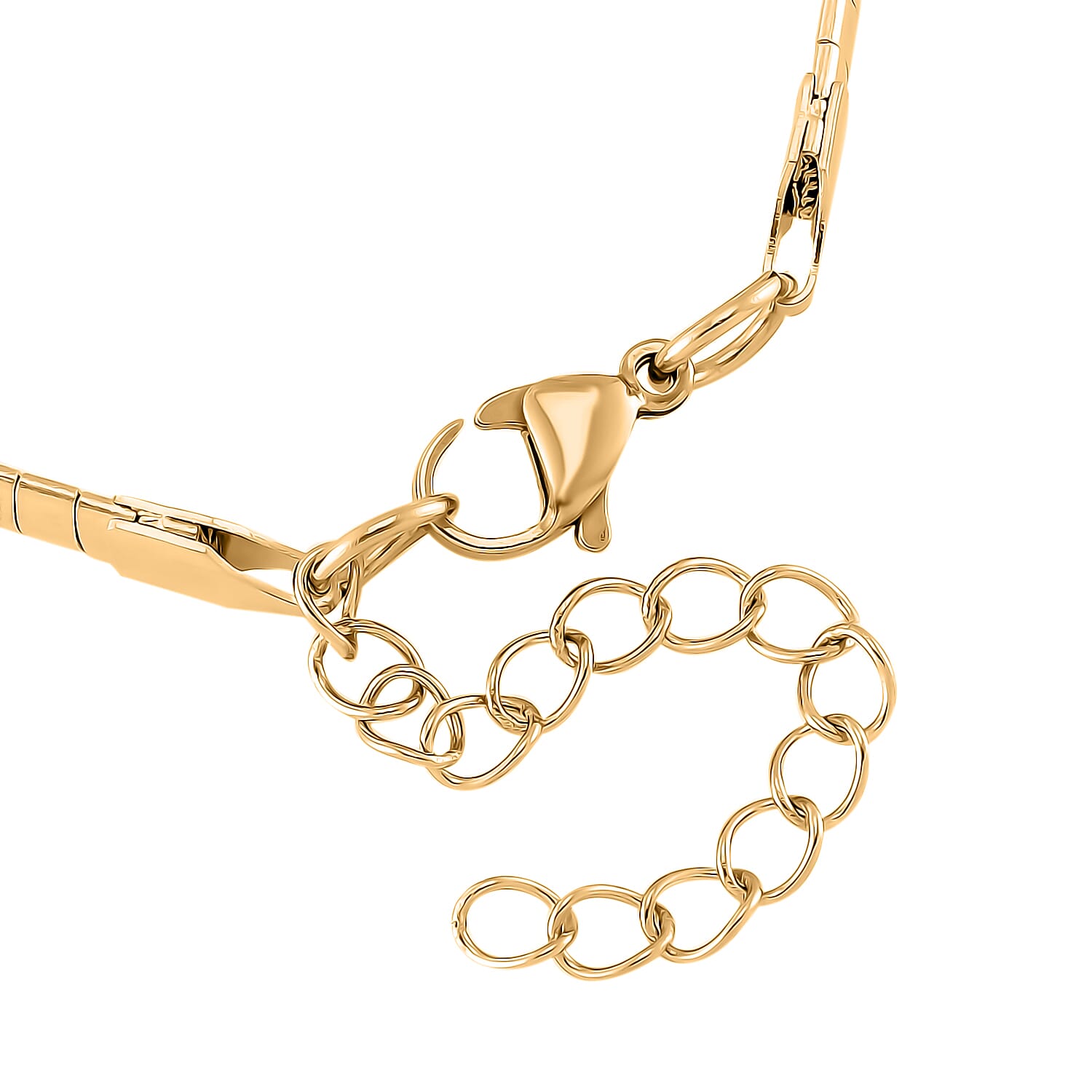 Omega Bracelet with Lobster Clasp (Size - 8+1 Ext) in Yellow Gold Tone V32491228 5