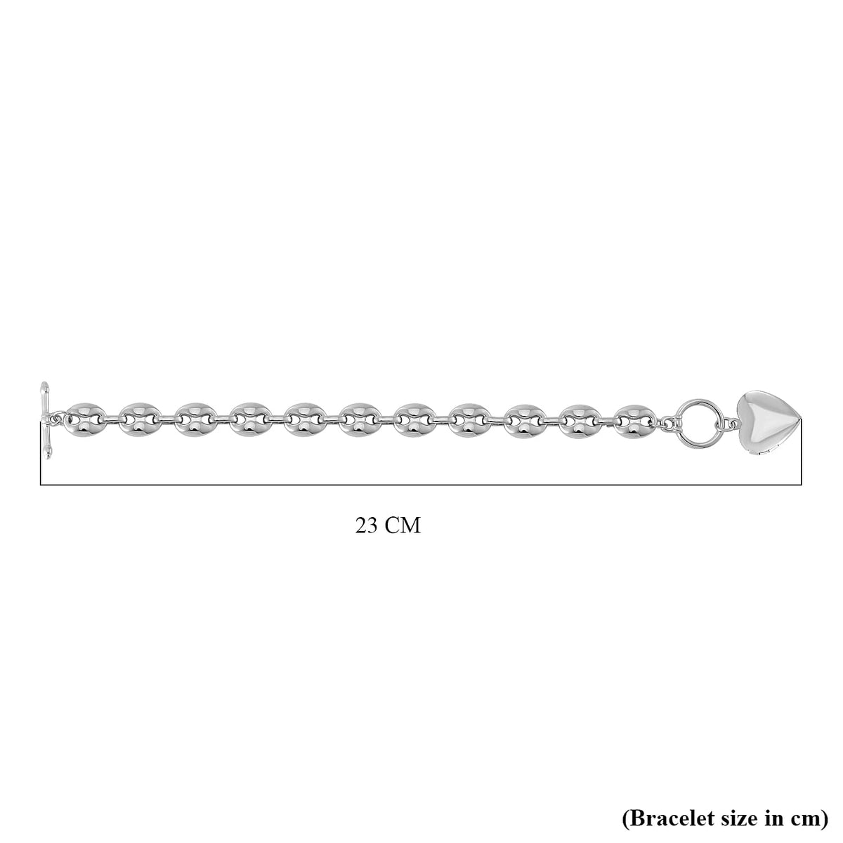 Designer Inspired Openable Heart Mariner Bracelet (Size - 8) 7838090 4