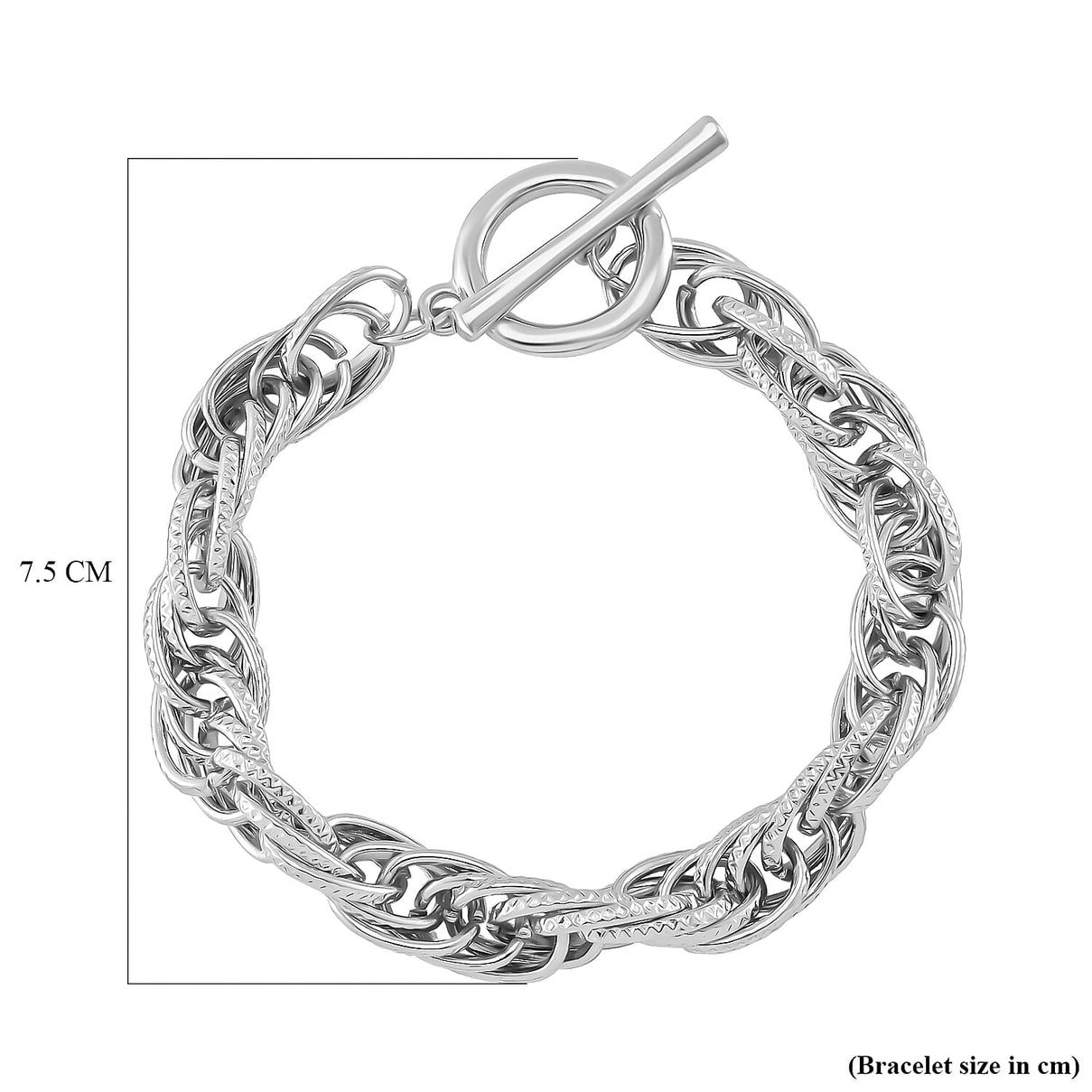 Prince of Wales Bracelet With T Bar Clasp  (Size - 8) 7876328 4