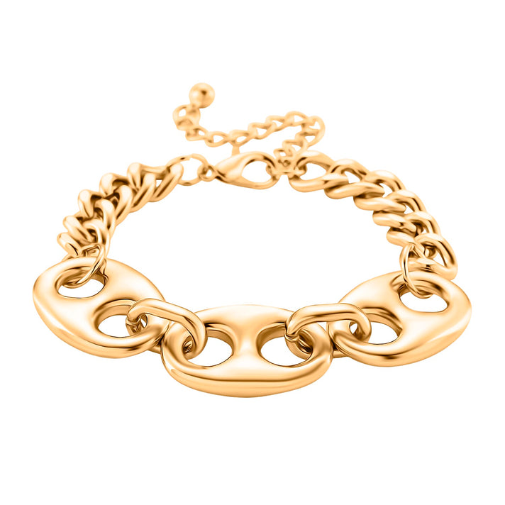 Designer Closeout - Nautical Link Bracelet (Size - 8+2 Inch Ext) in Gold Colour Plating 8356594 1