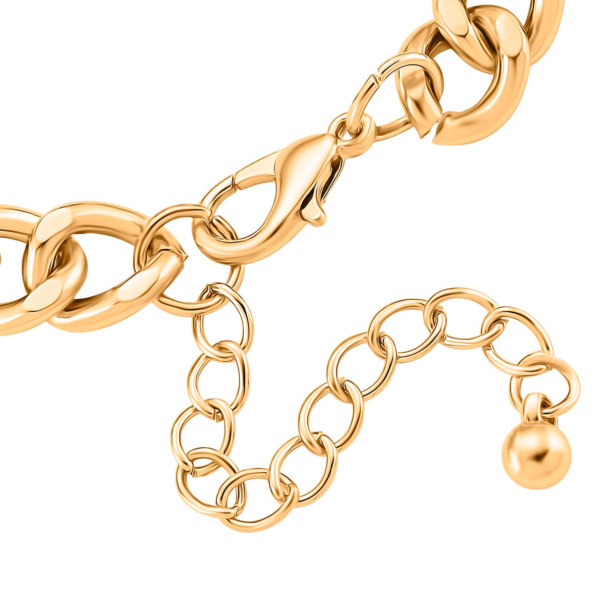Designer Closeout - Nautical Link Bracelet (Size - 8+2 Inch Ext) in Gold Colour Plating 8356594 4