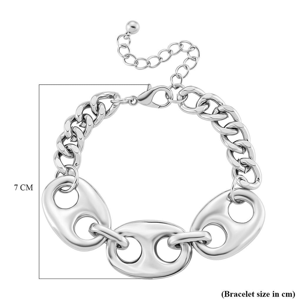 Nautical Link Bracelet (Size - 8-2 Inch Ext)