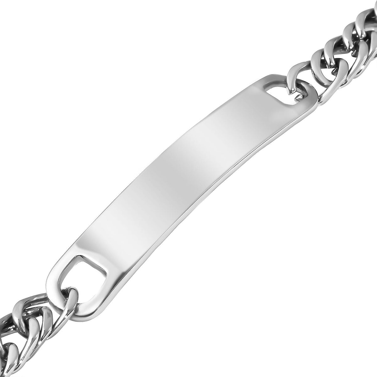 Chain Bracelet (Size - 7.5) in Silver Tone 3723564 3