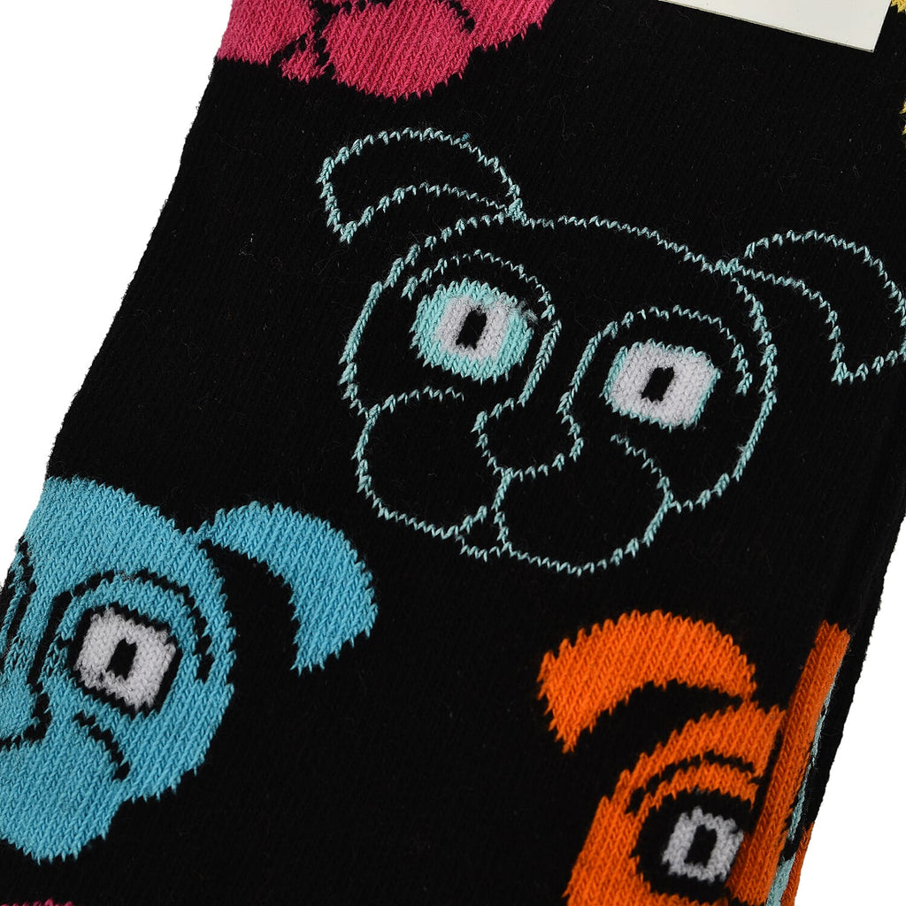 Branded Close Out - 4 Pairs - Organic Combed Cotton - Animal Pattern Socks