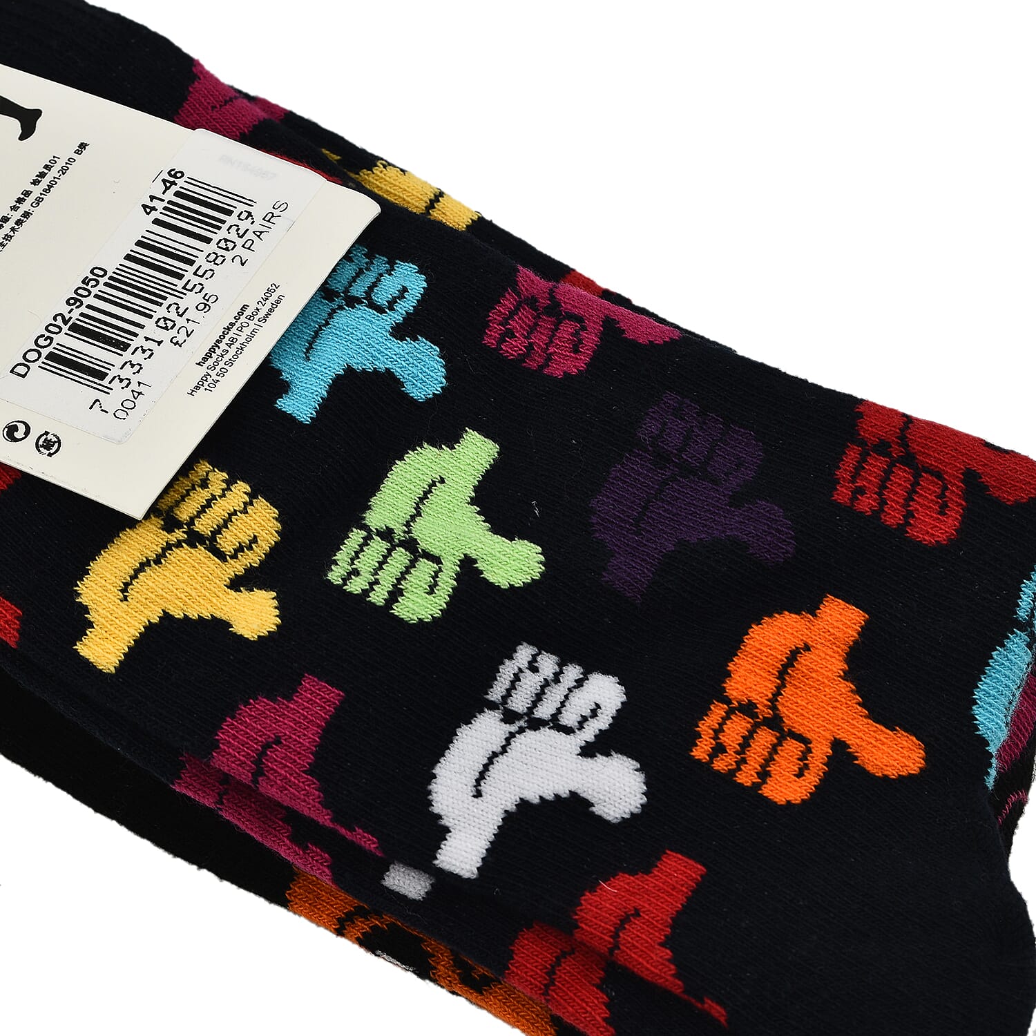 Branded Close Out - 4 Pairs - Organic Combed Cotton -Dots Pattern Socks 7707432 4