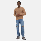 Brave Soul Acrylic Jumper - Tan