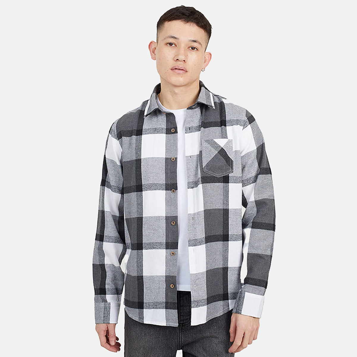 Brave Soul Men's Long Sleeve Check Shirt V32611844 1