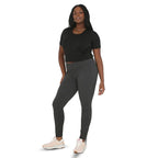Brave Soul Curve Lightweight Soft Touch Stretchable Leggings (Size 18) - Charcoal