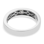 Espirito Santo Aquamarine Ring in Platinum Overlay Sterling Silver
