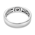 Espirito Santo Aquamarine Ring in Platinum Overlay Sterling Silver