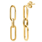 Bronzella Collection - EverTrue Push Back Earring in 18K Gold Plating