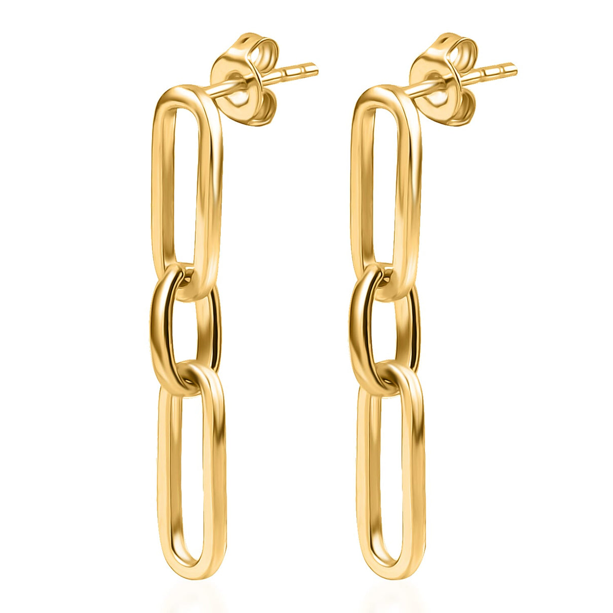 EverTrue Bronzella Collection - Push Back Earring in 18K Gold Plating 8232852 4