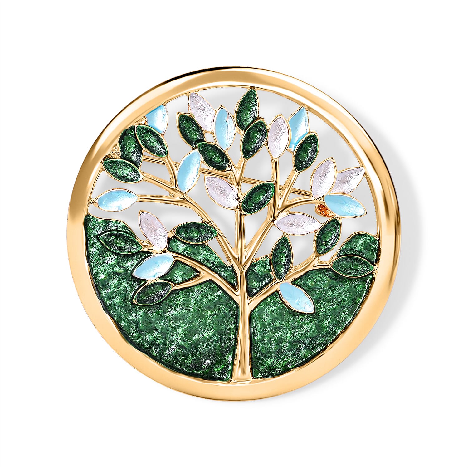 Tree of Life Brooch in Gold Tone 7875946 0