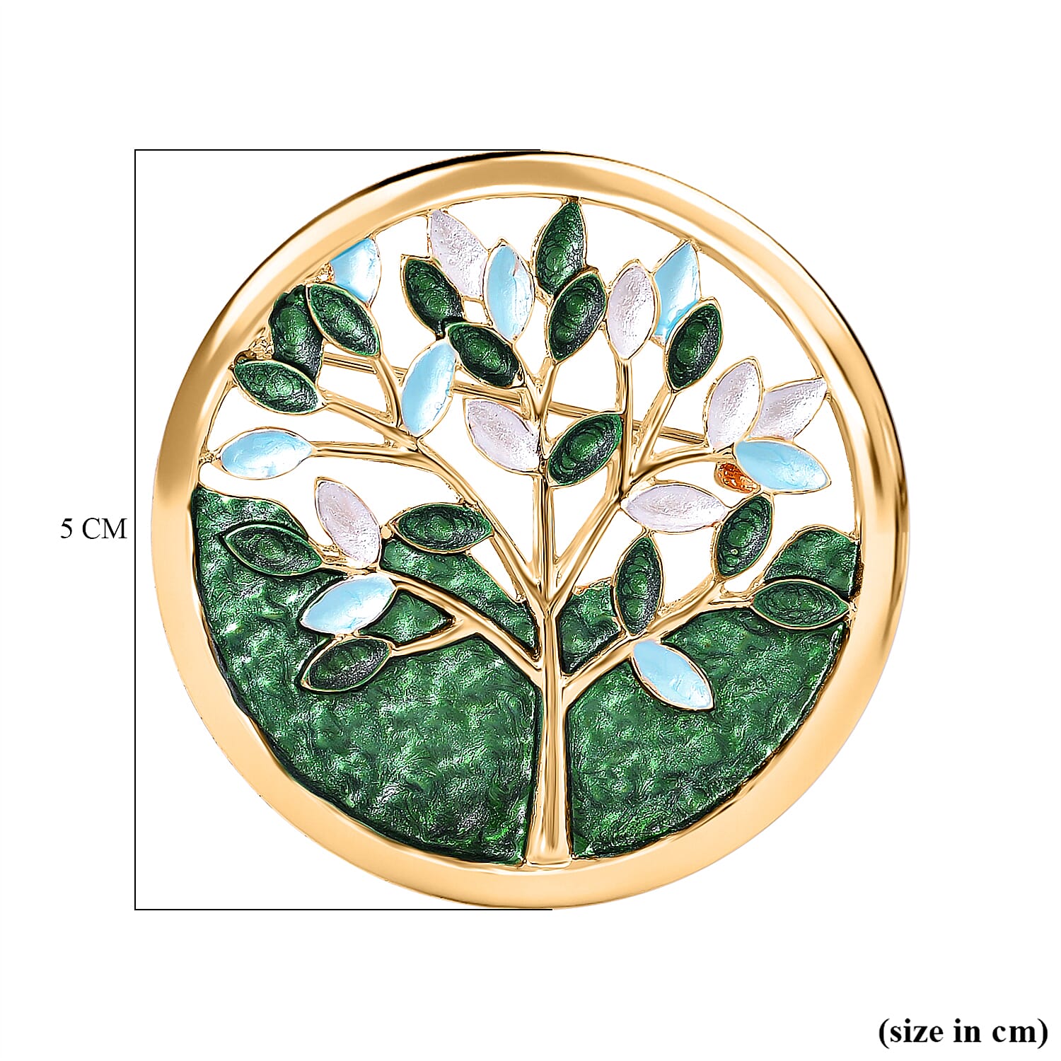 Tree of Life Brooch in Gold Tone 7875946 5