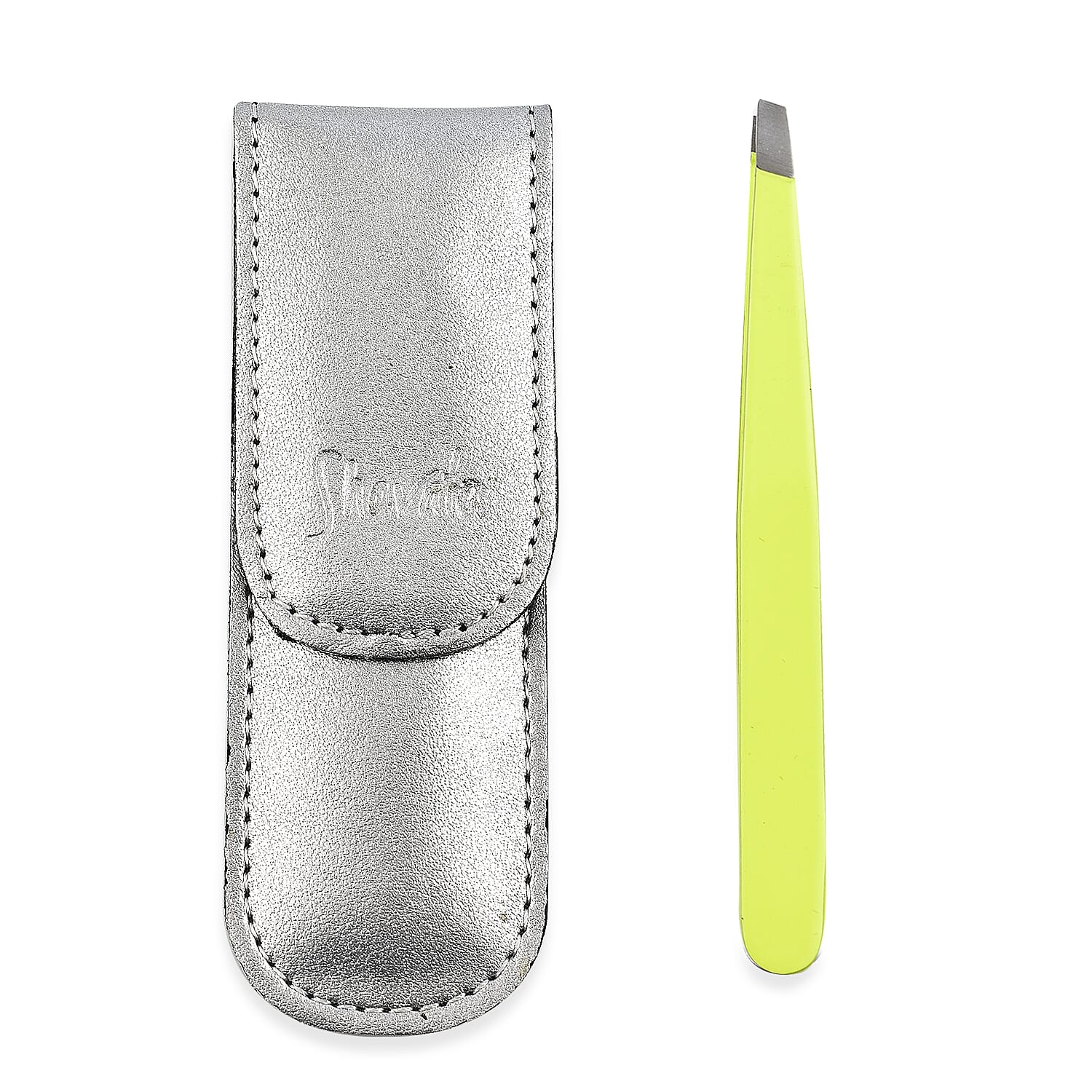 Shavata Italian Made Tweezers with Wallet - Yellow 7757118 0