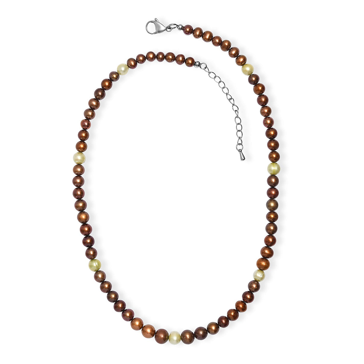 Golden Pearl Necklace (Size - 18-2 Ext) 8220141 3