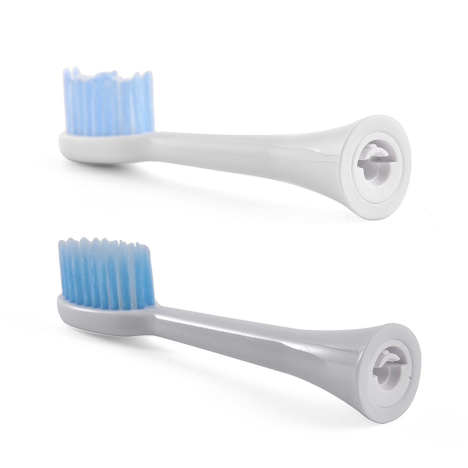 BEAUTECH Sonic Set of 4 Piece Toothbrush Replacement Heads - White - Blue. 7168077 4