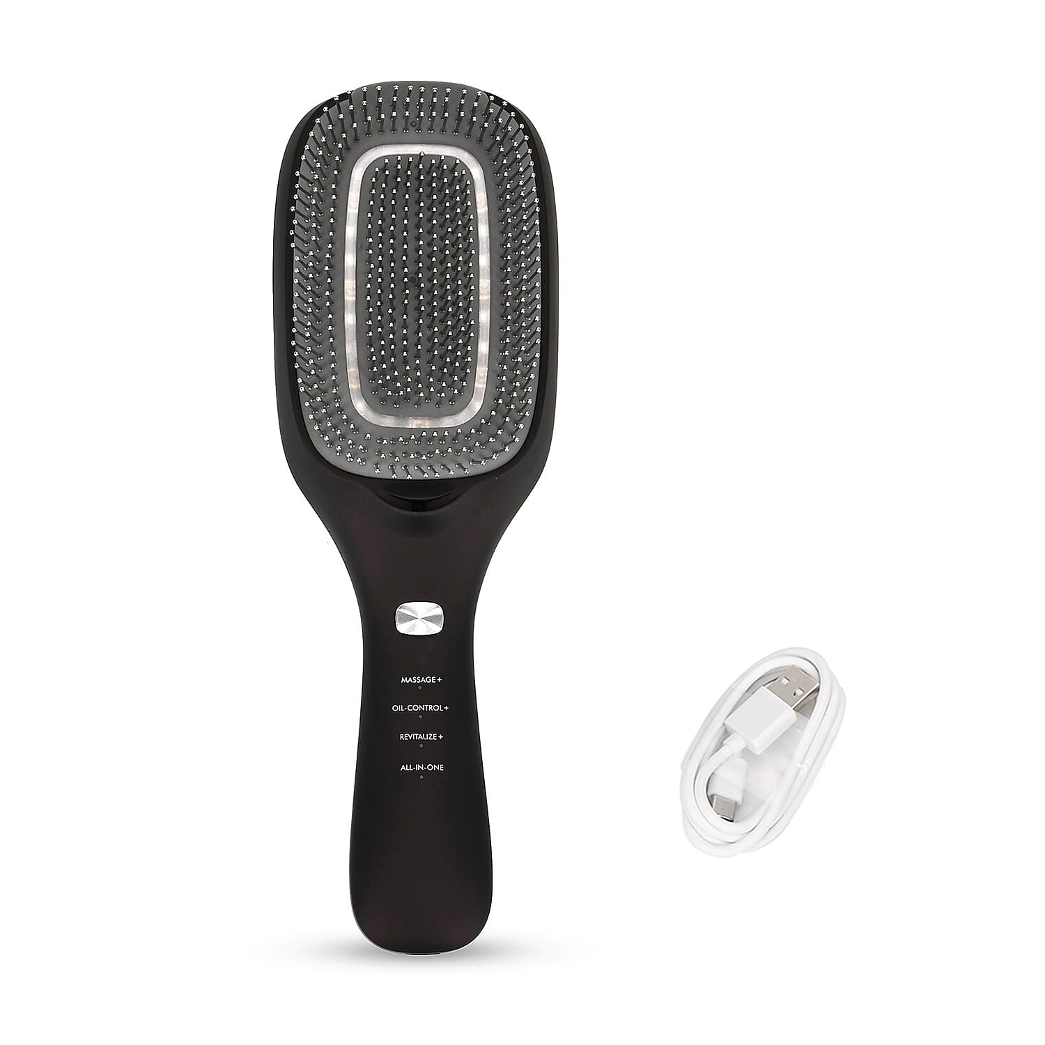 TOUCH BEAUTY- VITA 5-in-1 Hair Care Brush -  Ion Therapy, EMS, Sonic Massage, LLLT , Red and Blue Light Therapy - Black 7801575 0
