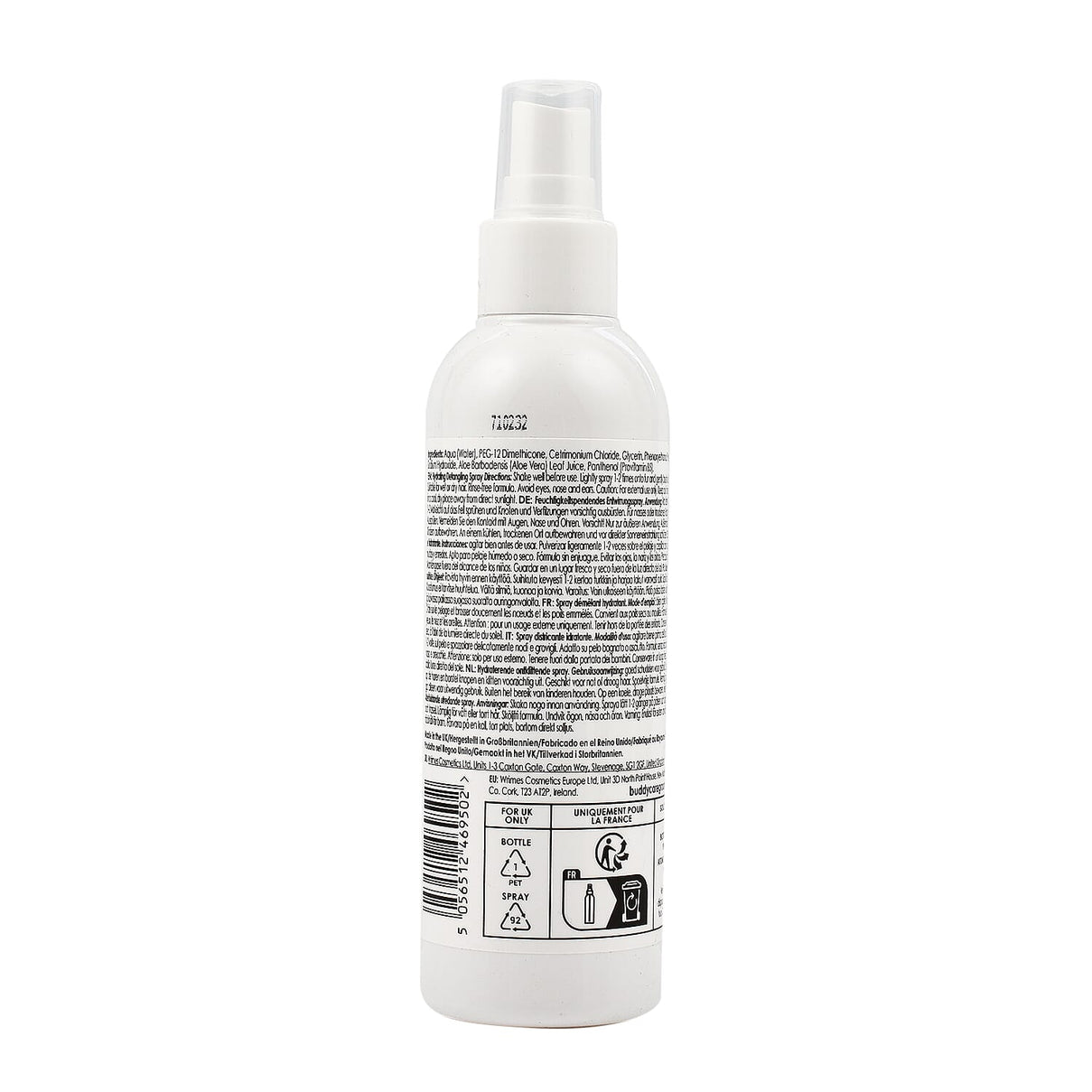 Buddy Care Hydrating Detangling Spray with Aloe and Pro Vitamin B5 200ml 7751461 1