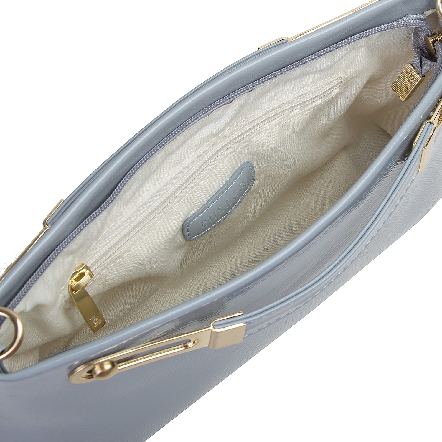 Bulaggi Polly Clutch with Adjustable Shoulder Strap - Grey 6123455 3