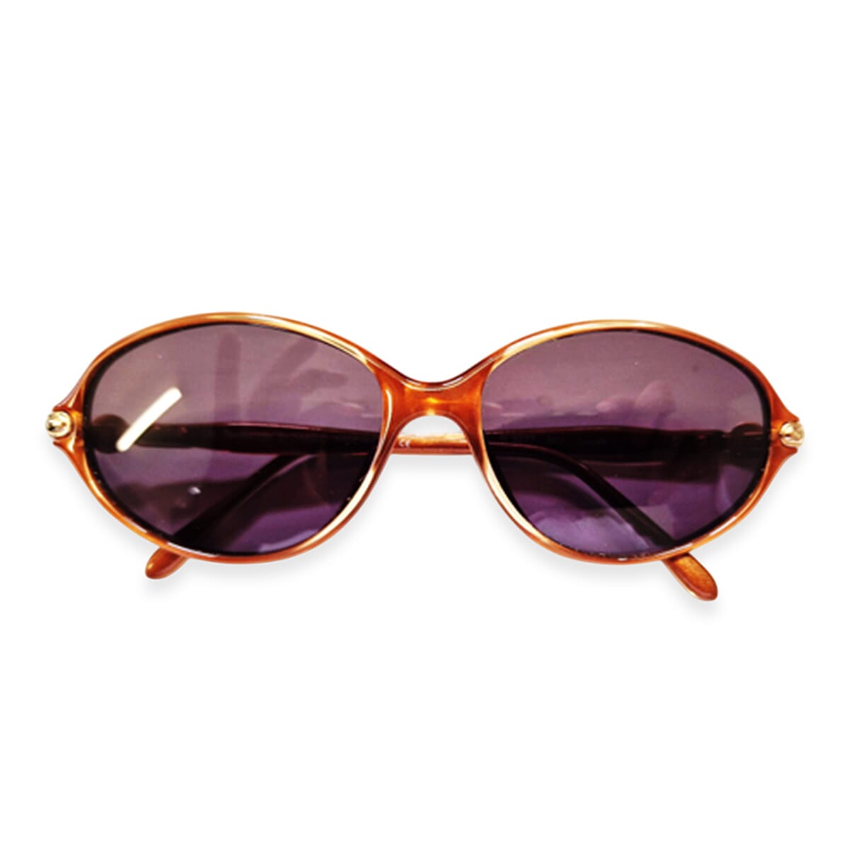 Burberry Elegant Yellow Oval Sunglasses - Brown Frame 8161878 0