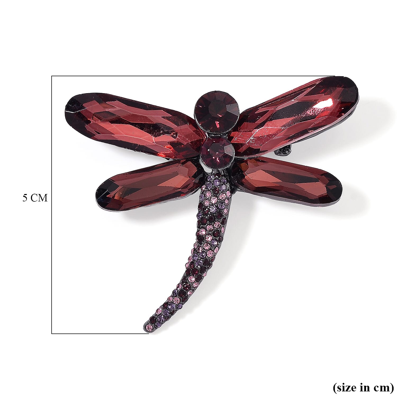 Crystal Dragonfly Brooch 7875701 4