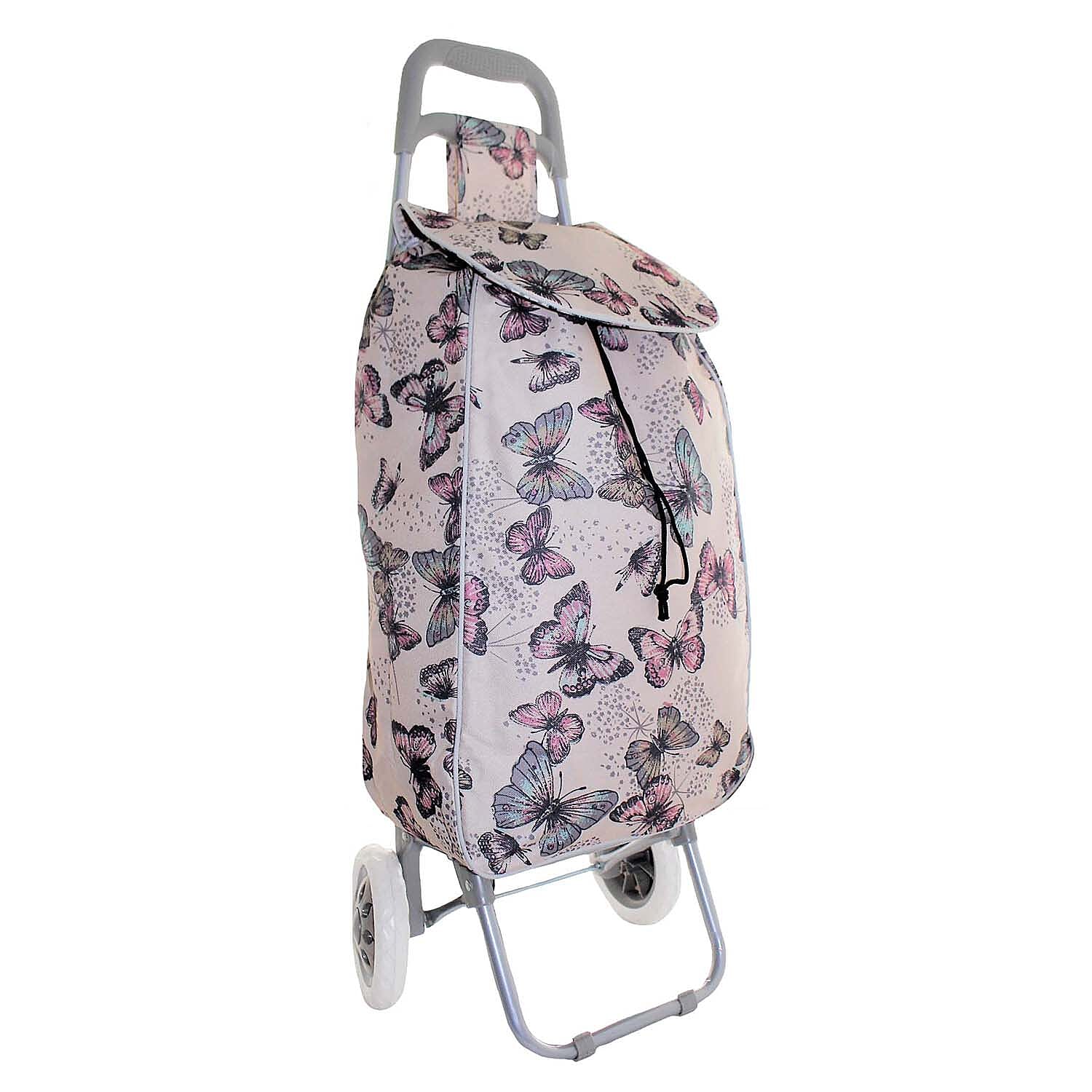 W Brown Butterfly Shopping Trolley - Beige 8052043 0