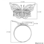 Butterfly Ring in Sterling Silver