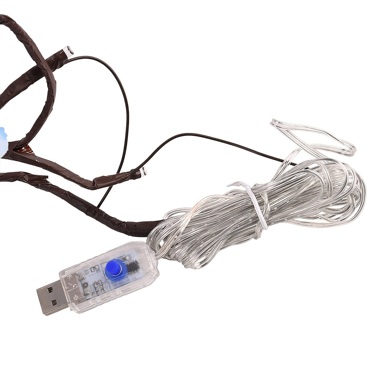 Bliss &amp; Beyond Warm White Birch Tree Light 90X150 cm 3m 1.1kg Cord Mains Operated Remote Controlled 8197335 5