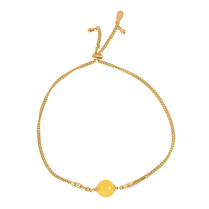 Butterscotch Amber Bracelet (Size - 6-1 Ext) in Sterling Silver 10.00 Ct. V32725414 1